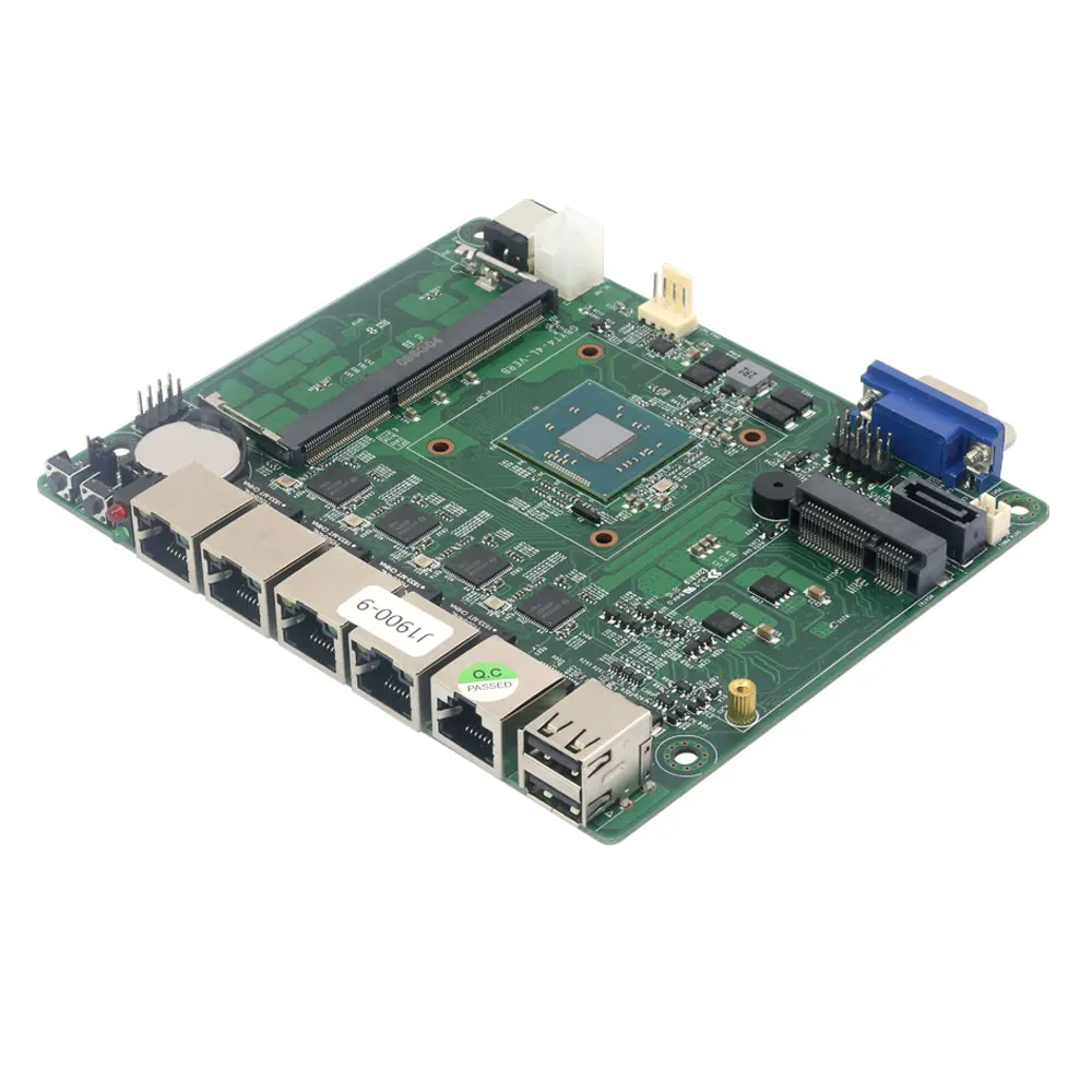 Маршрутизатор брандмауэра pFsense безвентиляторный мини ПК Celeron J1900 Quad Core 4 LAN порт