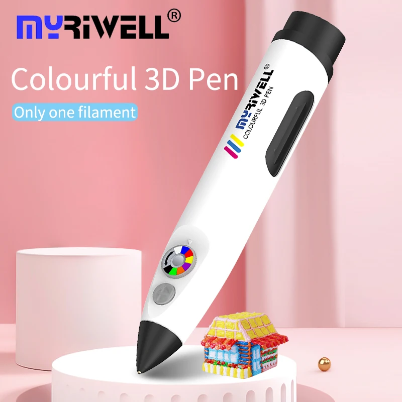 Myriwell Full Color 3d Pen Drawing Usb Cord Filament Creative Christmas