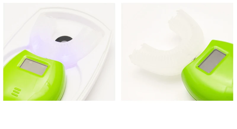 PRETTYME детская зубная щетка 360 градусов вибрационная электрическая u-образная зубная щетка Беспроводная зубная щетка для отбеливания зубов инструмент для красоты