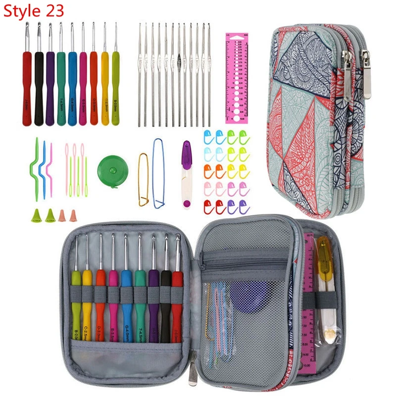 IMZAY 96Pcs Crochet Hooks Set With Knitting Needle Storage Box Knitting  Needle Kit DIY Weaving Tool Accessories Set For Beginner - AliExpress