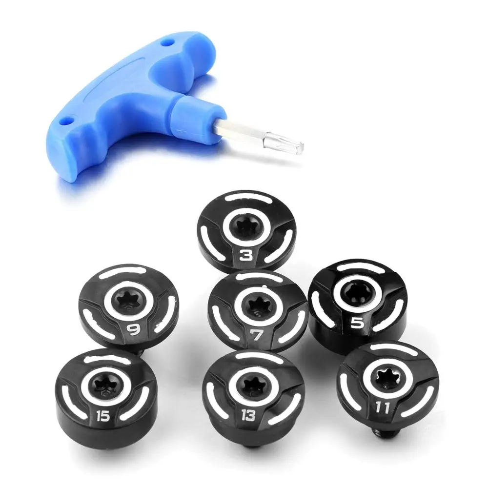 7 шт./компл. Golf Weight Screw 3g 5g 7g 9g 11g 13g 1 Замена для Callaway RAZR FIT драйвер серии X-Treme с ключом |