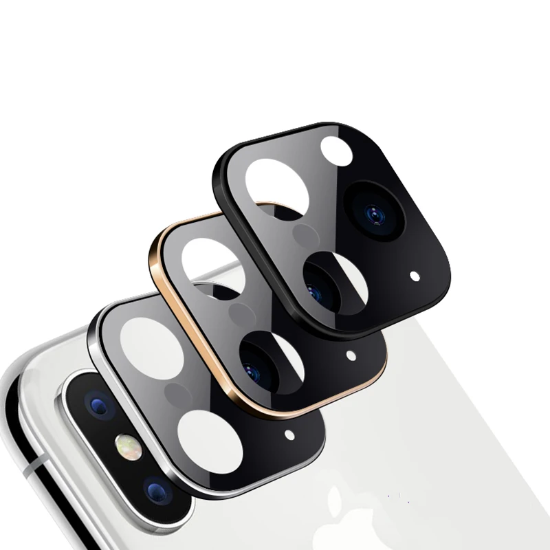Подходит для iPhone Apple X XS MAX секундная смена 11Pro для iPhone 11 PRO MAX наклейка на рассеиватель камера из титанового сплава с Чехол