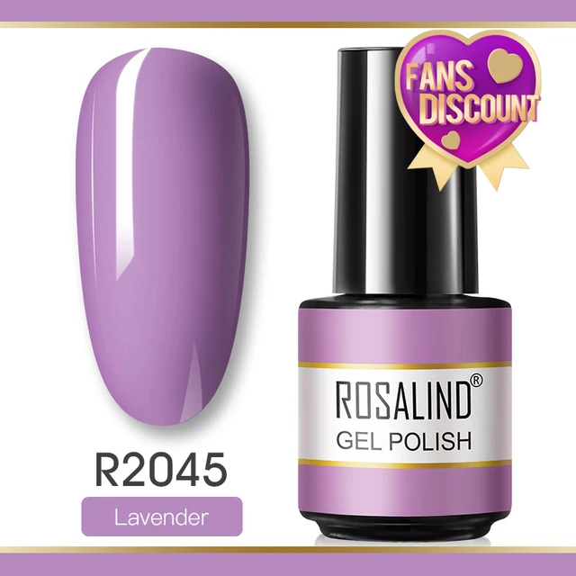 ROSALIND Gel Nail Polish Glitter Gel For Manicure Art Semi Permanent Hybrid Varnish Need UV LED Base Top Coat Nail Polish RAR2045