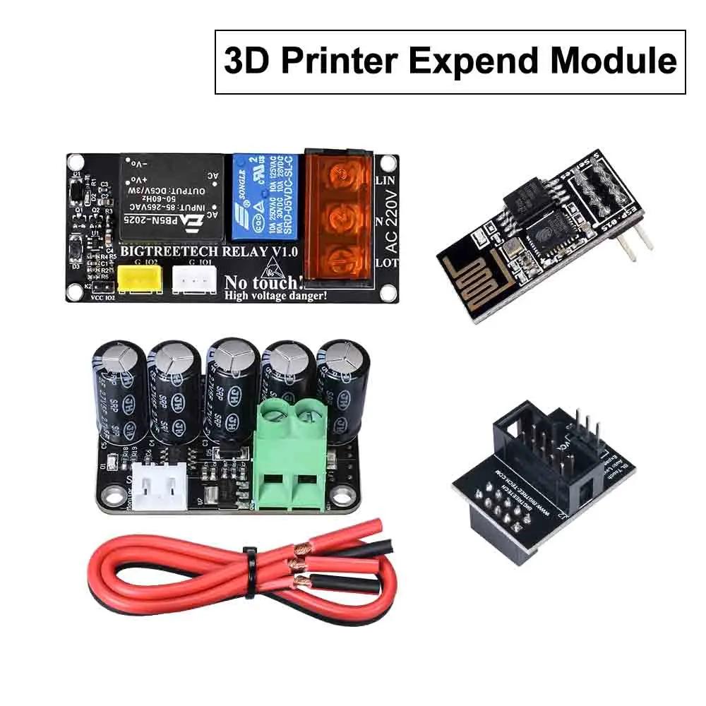 

3D Printer board Expansion Module Kits MINI UPS V2.0 Pin 27 Board BLTOUCH Relay V1.2 Power Monitor WIFI For SKR V1.3 PRO Mini E3