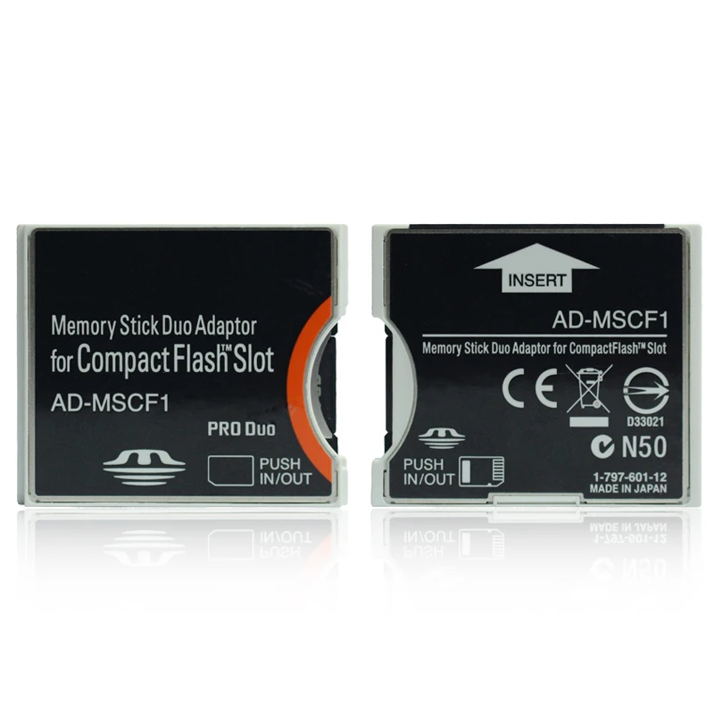 Memory Stick Duo Adaptor for CompactFlash Slot MS PRO DUO Adapter CF