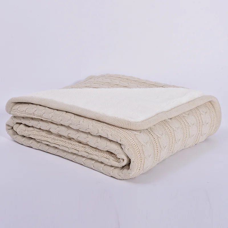 Бархатное шерстяное одеяло с витой вязкой, весеннее и осеннее одеяло для ленивых, воздухопроницаемое одеяло для кровати, одеяло с капюшоном Snuggie
