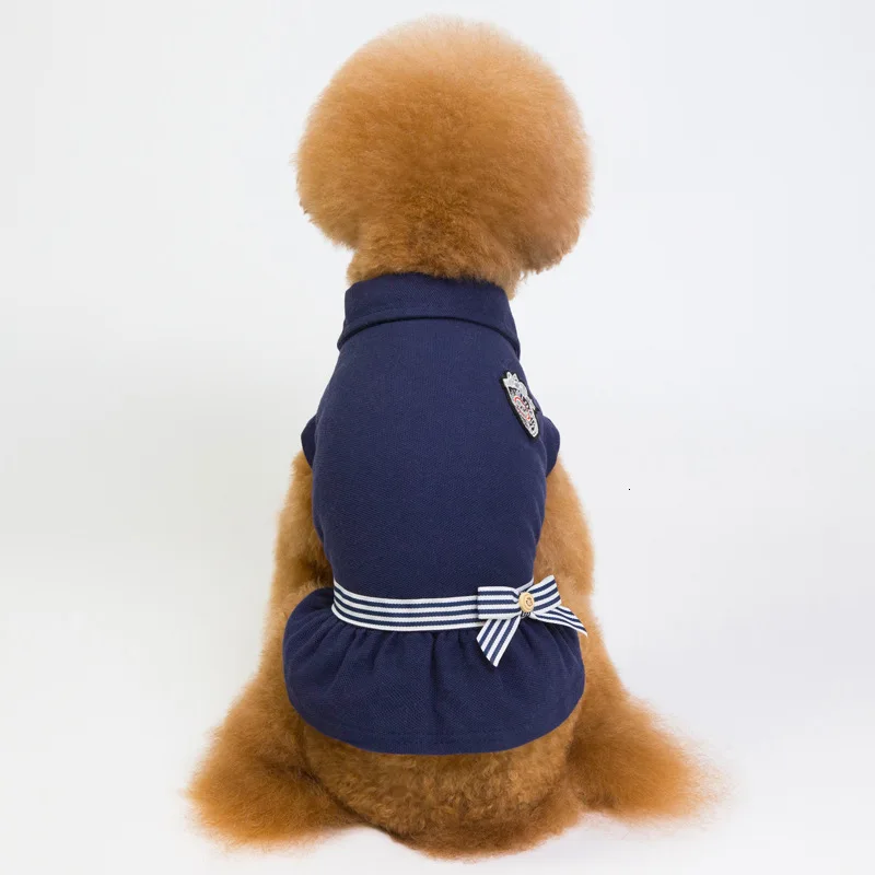 navyblue Одежда для домашних животных; одежда для поисков; Одежда для собак с бантом; тактическая одежда для собак - Цвет: navyblue