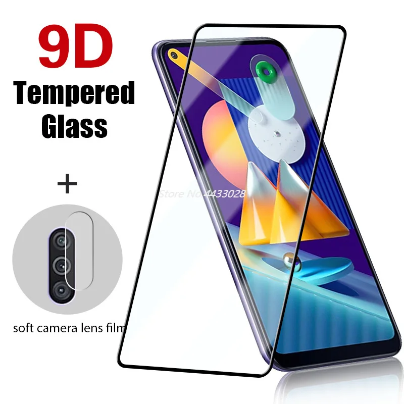 

Закаленное стекло 2 в 1 для Samsung Galaxy M21/M21S/M20, Защитная пленка для экрана объектива камеры Samsung M11, M01, Core M01S, M10S, M10