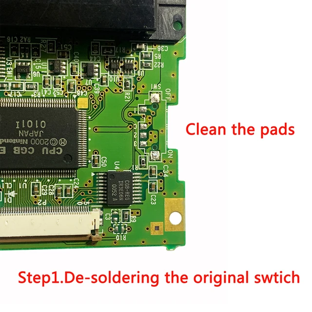 Pezzo Ricambio GBA Interruttore Di Alimentazione Di Ricambio Per Game Boy Advance GBA - Nuovo Originale One Piece Odyssey Switch