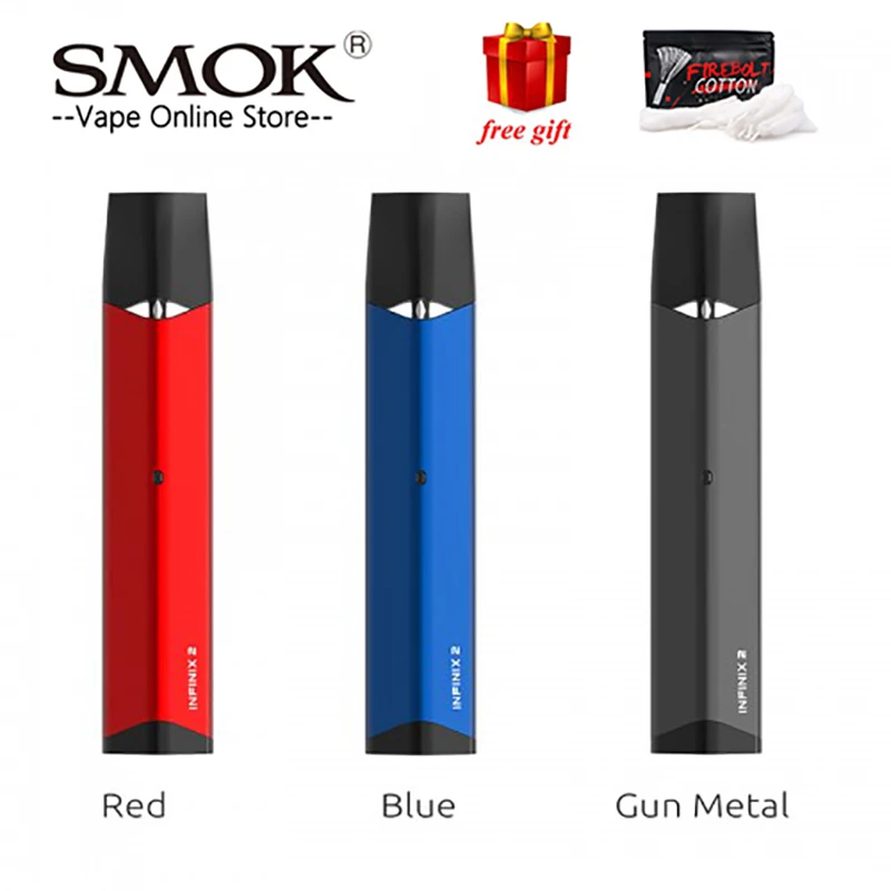 

Vape SMOK INFINIX 2 Kit 450mAh Built-in Battery 2ml MTL pod Vape Electronic Cigarette Vaporizer upgrade version VS smok nord Kit