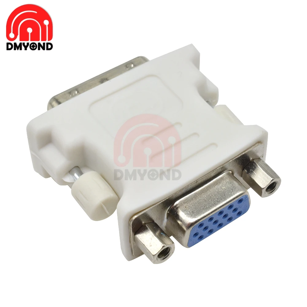 DVI-D Maschio A VGA SVGA HD15-pin Femmina Scheda Grafica Display Adattatore Di Conversione LCD Convertore Video 24 1 Pin Per PC Laptop Strumenti - Foto 10