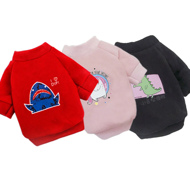 

Soft Fleece Chihuahua Puppy Clothes Winter Warm Dog Sweatshirt Pet Clothing for Small Dogs Yorkshire Pullovers Cat Dog Costumer
