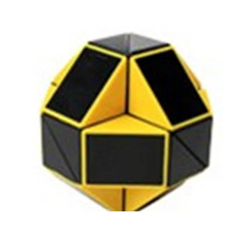 Black yellow Магические кубики, игры пластиковое творчество воображение веселые детские вращающиеся игрушки-головоломки головоломка куб для взрослых для детей, для ребенка, обучающие игрушки - Цвет: Black yellow