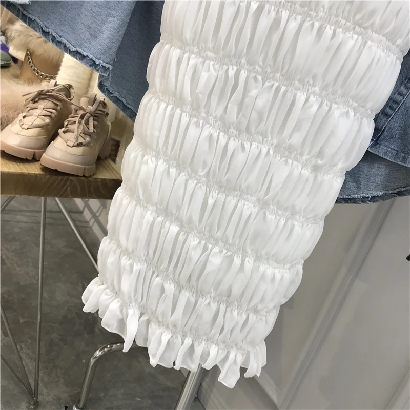 Толстая подкладка эластичная талия юбка Винтаж Осень Зима Ruched Женская юбка длинная Jupe Longue Falda Larga Gonne