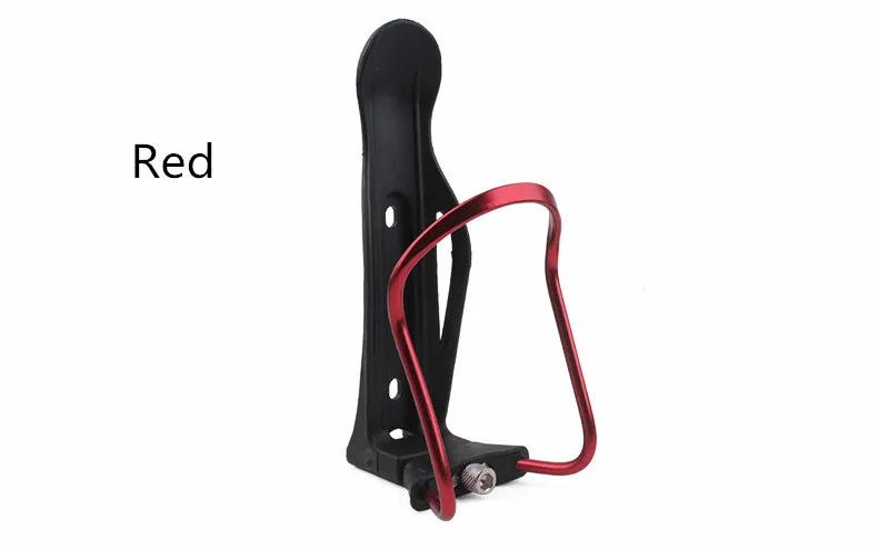Bicycle Bottle Holder Aluminum Mount Bicycle Adjustable Handle Kettle Holder Outdoor Bike Accessories Drink Bottle Cage - Цвет: red