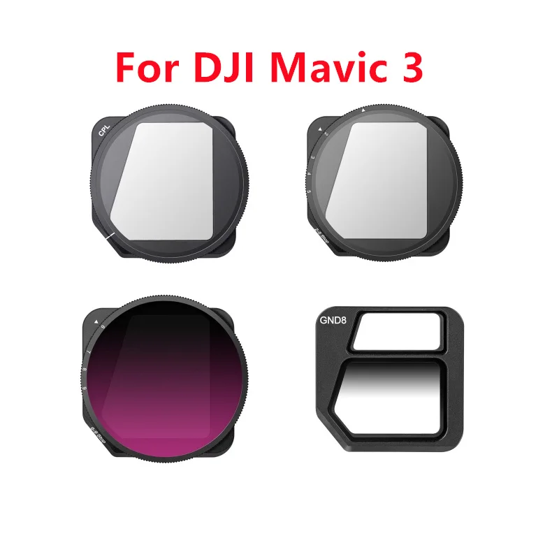 Filtro Magnético da Lente Cpl Gnd Vnd a Vnd a Parada Variável do nd 25 Densidade Neutra Gnd8 do Gradiente da Parada 6-9 para Dji Mavic 3
