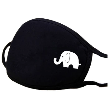 

Fashion Cute Women Men Cotton Face Masks Mouth Dust Mask Solid Black Mask Half Face Mouth Muff cotton mask