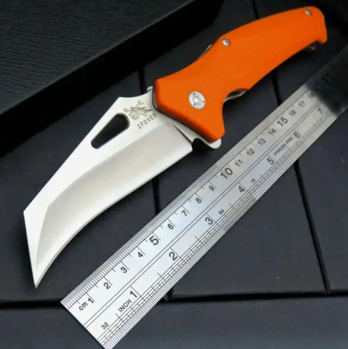 orange ZFOVER чеканка воинов fipper Выживание ножа кемпинга складывая Подарочная Ножи инструментов для использования на открытом воздухе, рождественский подарок, Ножи для человека 1 шт - Цвет: orange