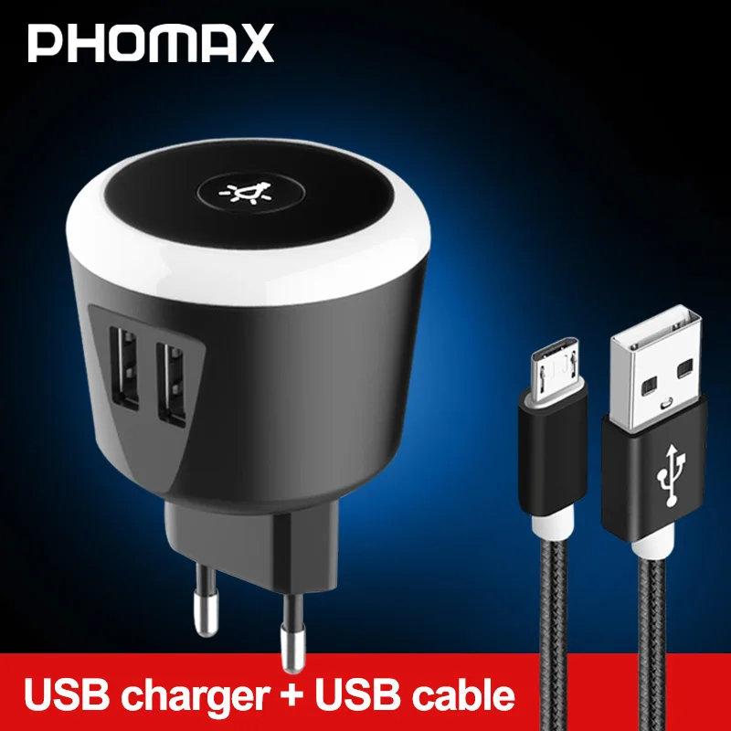 PHOMAX USB зарядное устройство, умный светодиодный, быстрое зарядное устройство для телефона для iPhone X Xs 8 iPad samsung Galaxy s8 s9 s10 Galaxy htc Xiaomi huawei Nexus