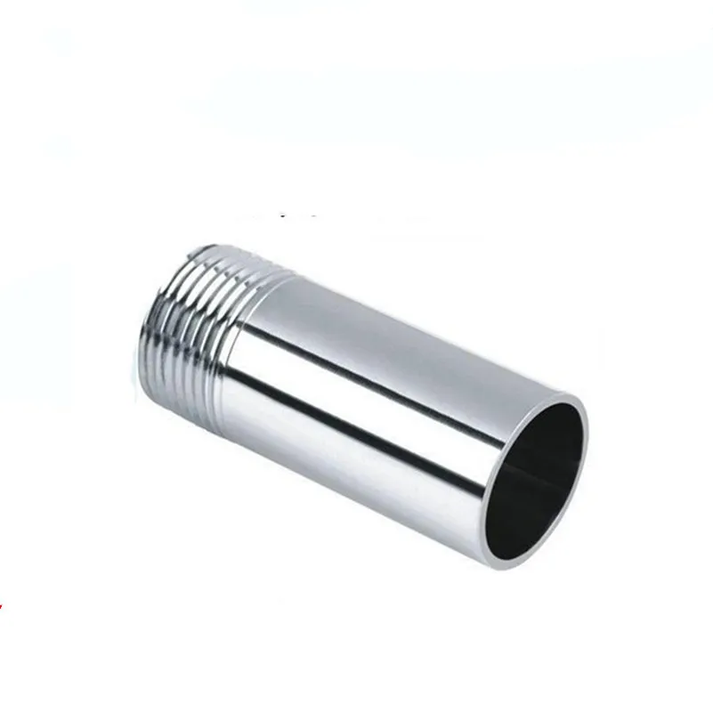 Длина 100 мм 1/8 &quot1/4&quot 3/8 &quot1/2&quot 3/4 &quot1&quot BSP с наружной резьбой 304 фитинги из