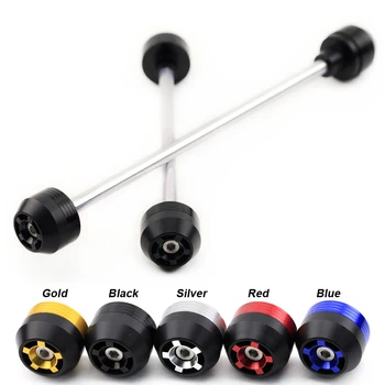 

Front Rear Axle Fork Crash Sliders For SUZUKI GSR 750 GSR750 11-14 GSX-S 750 GSXS750 15-18 Motorcycle Wheel Protector CNC POM