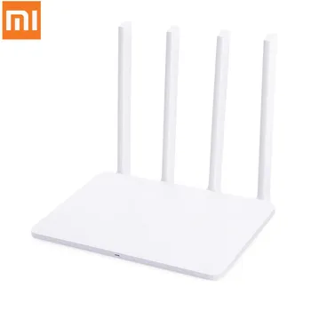 

Xiao mi mi wifi router 4c router app control 64 ram 802.11 b / g / n 2.4g 300 mbps router 4 antennas wifi router repeater for ho