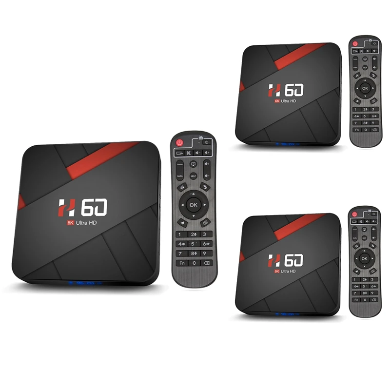 Android TV Box 6K TV BOX H.265 Media Player 3D Video 2.4G 5GHz Wifi