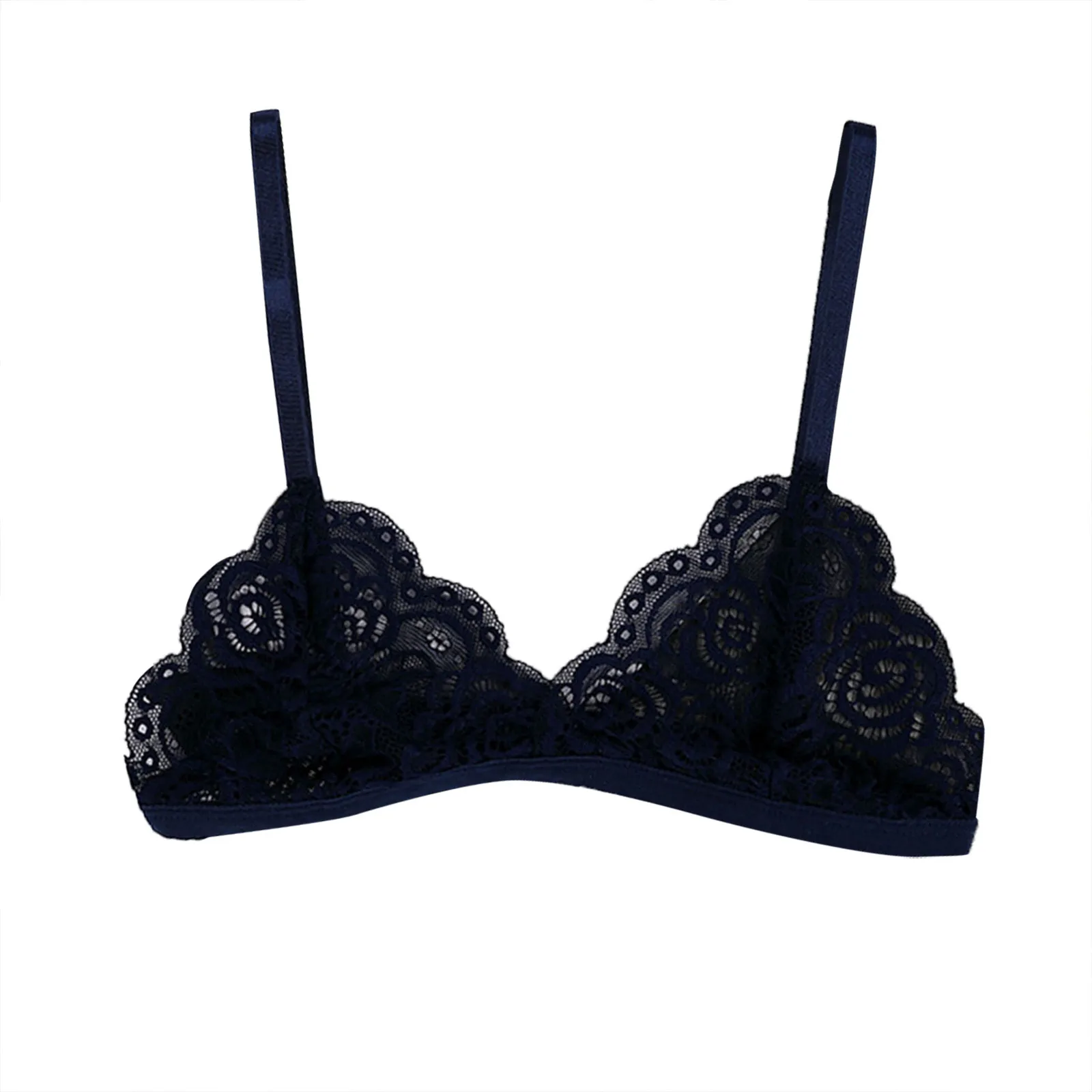 Women Lingerie Bra Floral Lace Wire Free Bralette