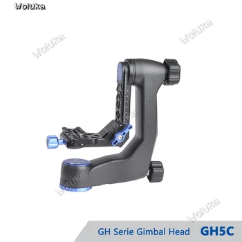 

GH5C Carbon Fiber Gimbal Head with PL100 Plate Bird watching PTZ Max Loed 25 kg CD50 T03