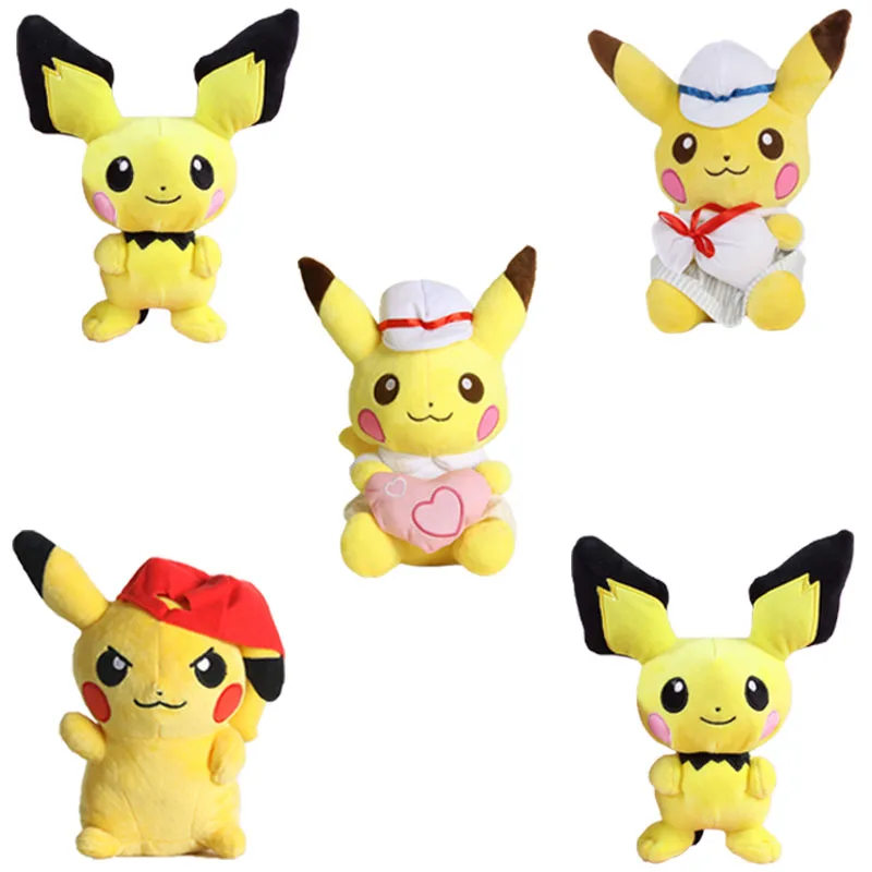 Япония аниме плюшевая кукла игрушка Пикачу Snorlax Peluche мягкая плюшевая игрушка Рождественский подарок для детей