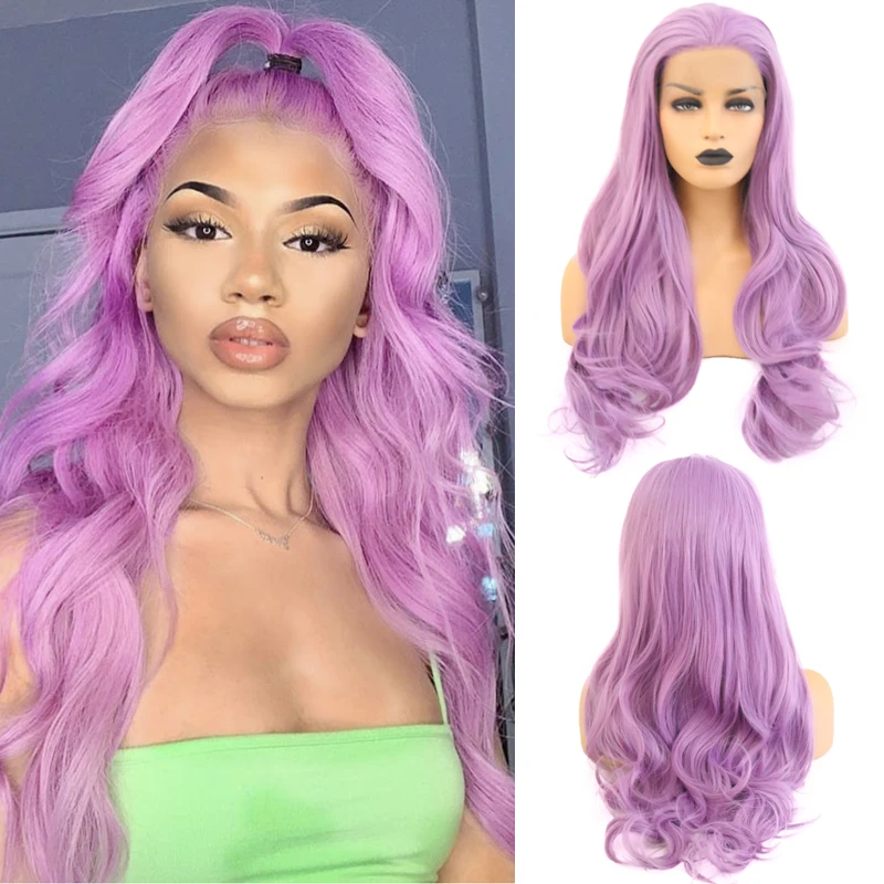 Charisma Synthetic Lace Front Wig Heat Resistant Fiber Hair Glueless Cosplay Wigs Long Wavy for Women | Шиньоны и парики