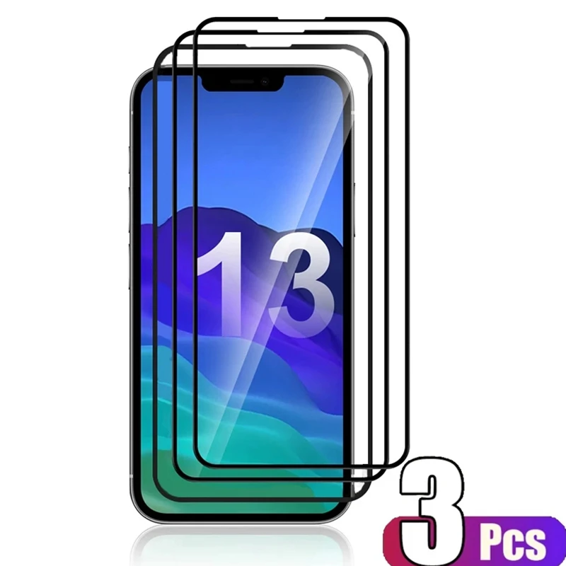 Защитное стекло для iPhone 13 12 Mini 11 Pro X XS Max XR SE 2 защитная пленка экрана 6 S 8 7 Plus | Защитные стёкла и плёнки для телефонов -1005003218126127