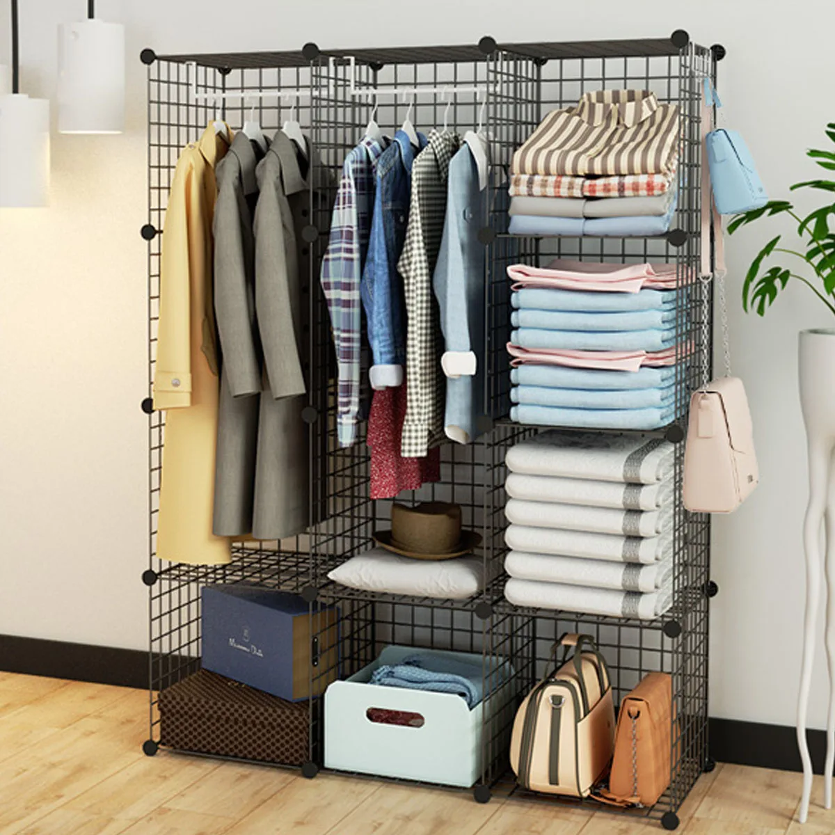 Storage & Organization Clothing & Closet Storage DIY Cube Wardrobe and