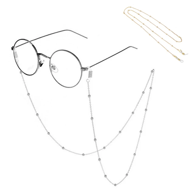 2021 Fashion Metal Glasses Chains Sunglasses Lanyards Anti-lost Reading  Glasses Cords Eyeglasses Strap Eyewear Accessories
