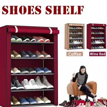 

Multi-layer Non-woven Fabric Shoe Rack Shelf Storage Organizer Holder Cabinet Shoe Stand Dustproof Storage Shelf Home Furniture