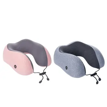 

U-Shaped Pillow Cervical Spine Neck Pillow Electric Heating Pillow Vibration Pillow Portable Long-Haul Aircraft