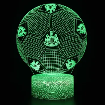 

3d illusion lamp Smart 7 Colors changing Night Light Table Lamp (Football) christmas light led children lighting (READY STOCK)