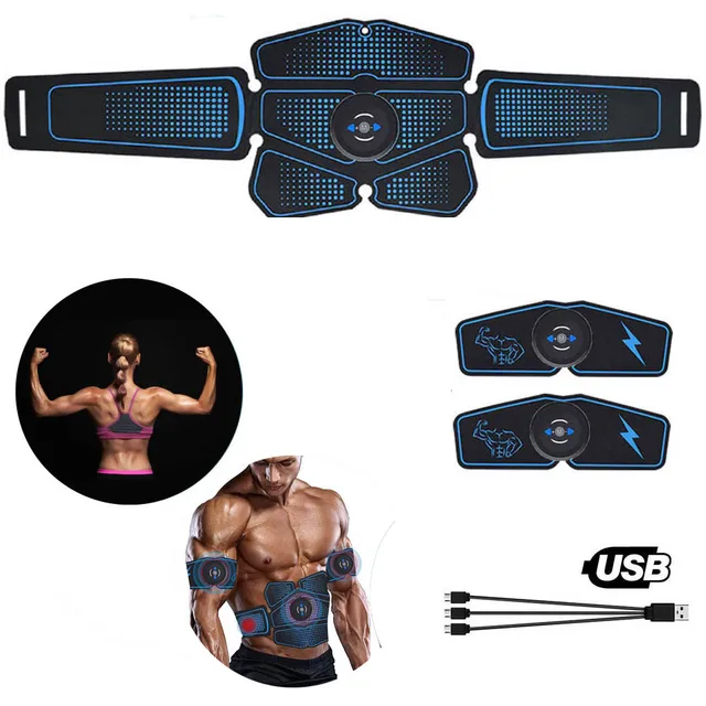 US $28.10 EMS Muscle Electro Stimulator Gym Electrostimulator Abdominal Electric Massager Training Apparatus 