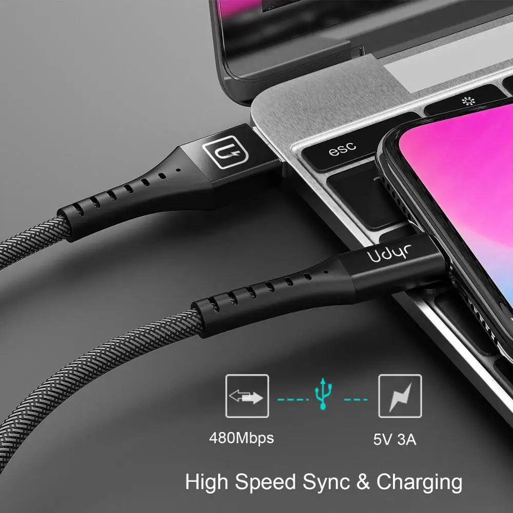 Udyr 3 м микро USB кабель Быстрая зарядка для Xiaomi Redmi Note 5 Pro Android кабель для передачи данных для мобильного телефона для samsung S7 микро зарядное устройство