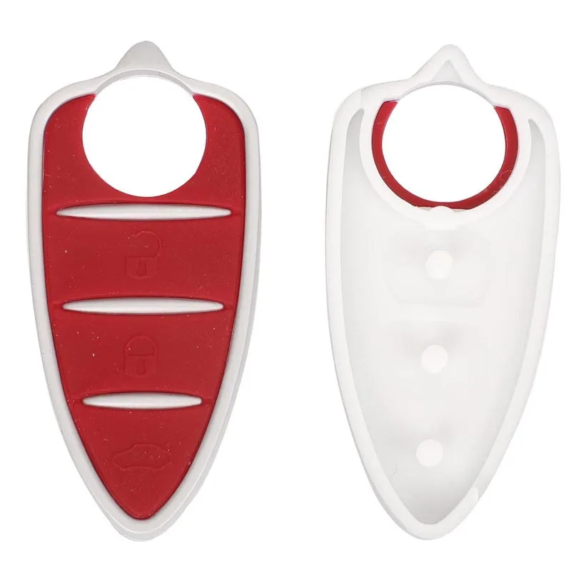 Keyforkess Chiave Dell'automobile Pad per Alfa Romeo Mito 156/159 Giulietta GT 4C Accessori In Gomma Pad Button Shell Chiave A Distanza di Riparazione - Hd095d8155cdd40b895cf30cb69bde76eO