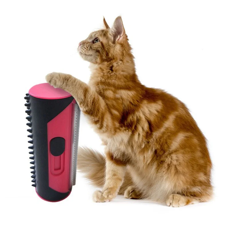 Pet Dog Hair Comb Lint Roller Dog Cat Puppy Cleaning Brush Cats Hair Sofa Carpet Cleaner Brushes Pet Supplies Comb