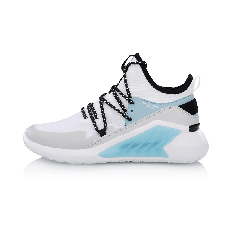 Li-Ning/Женская обувь для активного отдыха; однотонная трикотажная дышащая удобная спортивная обувь с подкладкой; кроссовки для отдыха; AGLP038 YXB274 - Цвет: AGLP038-2H