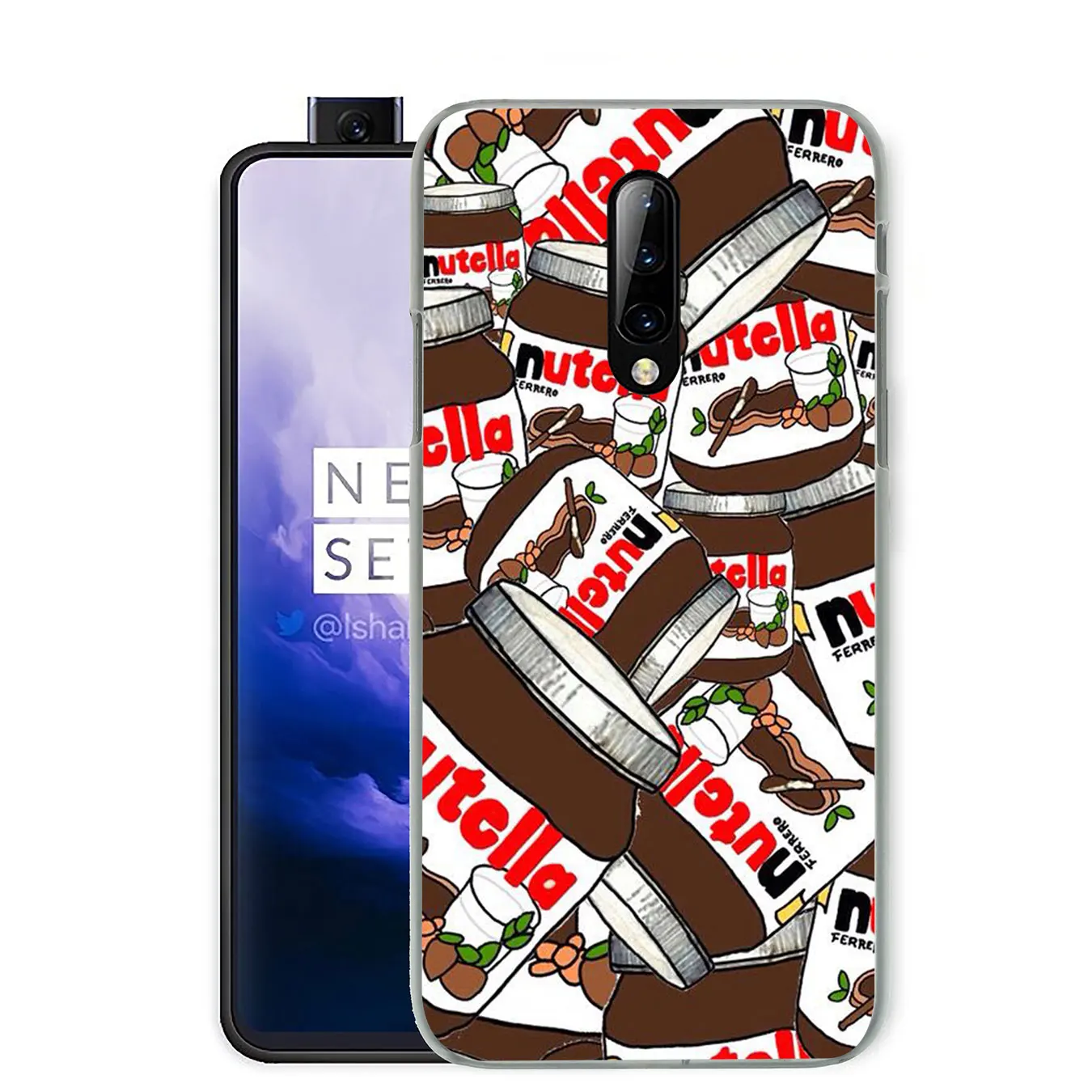 Шоколадная еда Tumblr Nutella милый жесткий пластиковый сотовый Чехол для телефона Oneplus