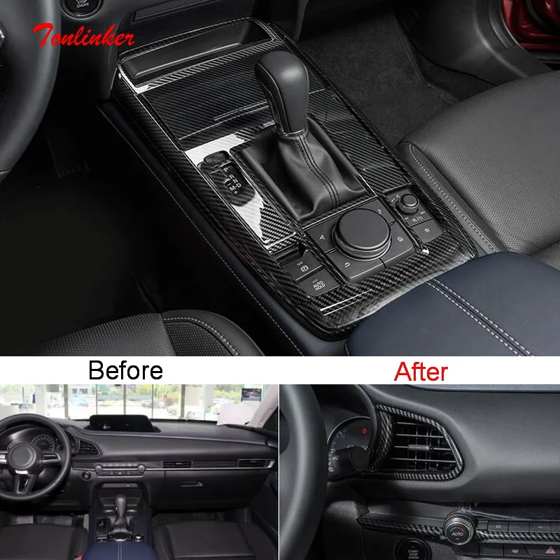 Tonlinker модифицированная Панель для интерьера автомобиля наклейки на чехол MAZDA CX30