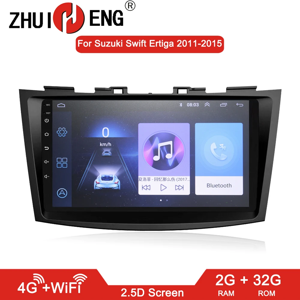 

ZHUIHENG 2G+32G Android 8.1 Car radio for Suzuki Swift Ertiga 2005-2016 car dvd player gps navi car accessories 4G internet