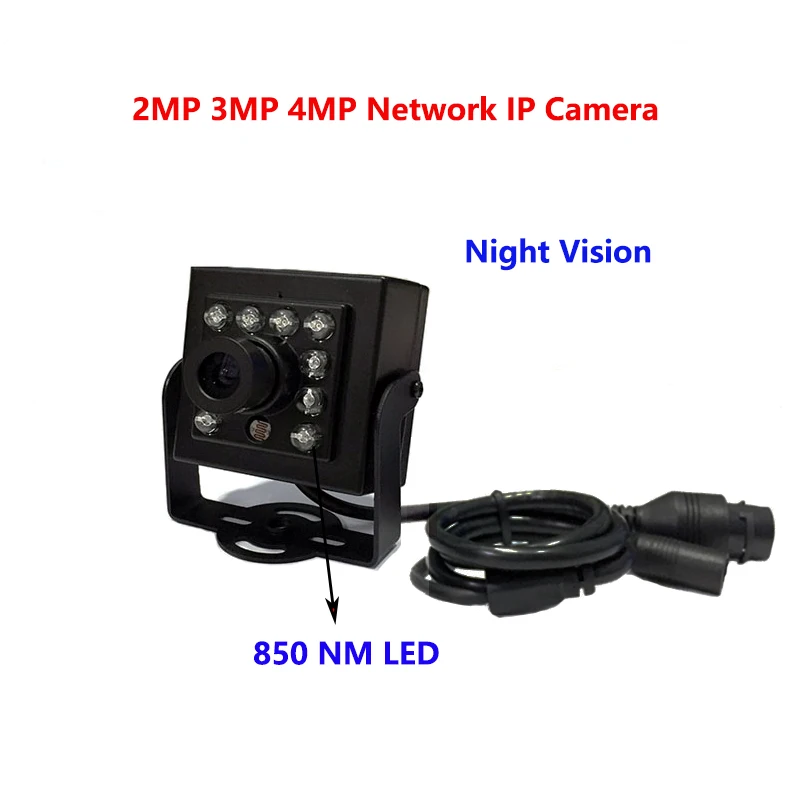 

HD 2MP/3MP/4MP IP Camera 850 NM LED Night Vision Camera Home Security IP Camera indoor Surveillance Mini CCTV Camera