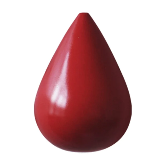 Red Water drop Креативные 3D крючки для стены украшения животных двери крючки декоративные крючки для одежды полимерные крючки олень носорог слон жираф лошадь декорации - Цвет: Red Water drop