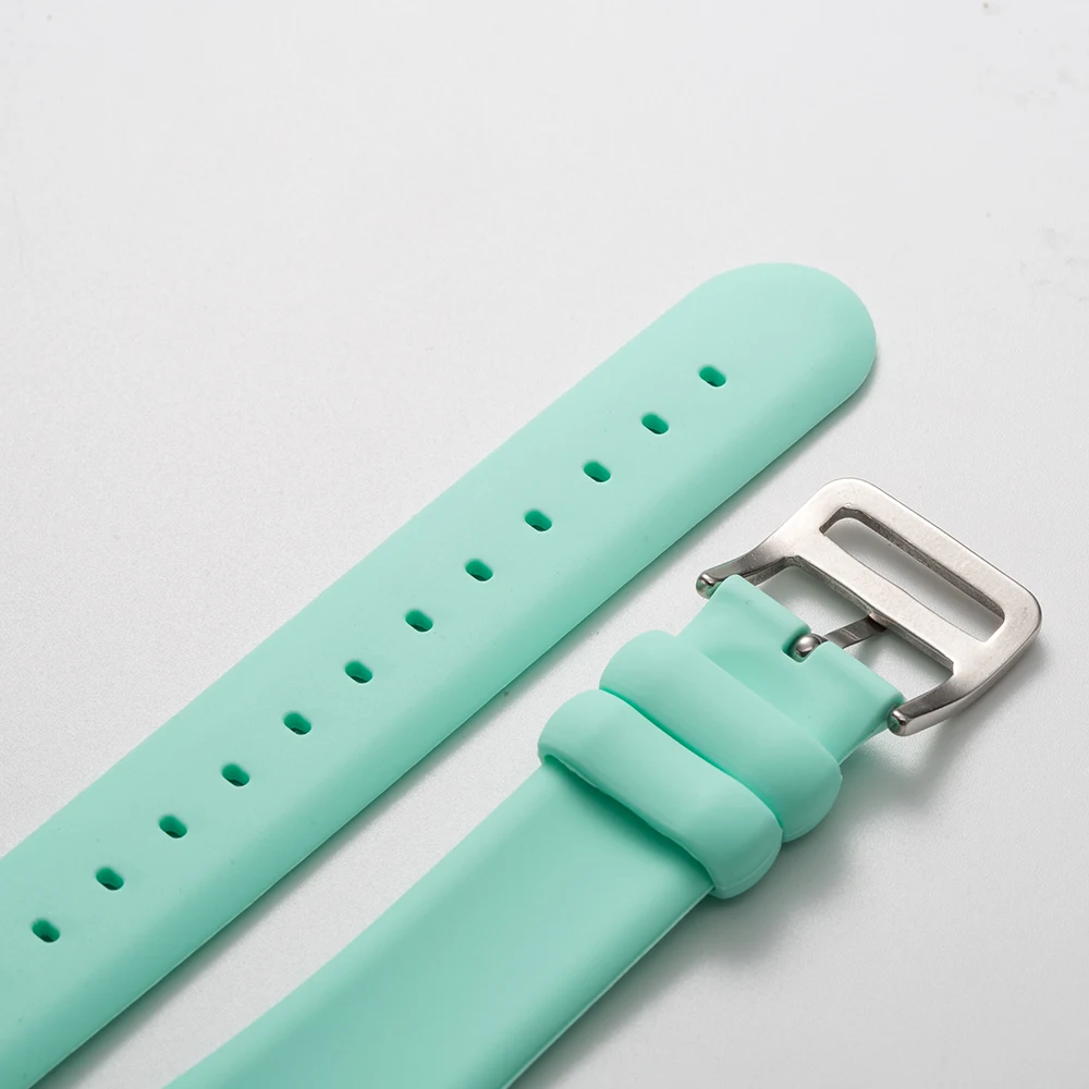 Double Tour Strap For Apple Watch Band 44mm 40mm sport Silicone correa iWatch bracelet 5 4 5