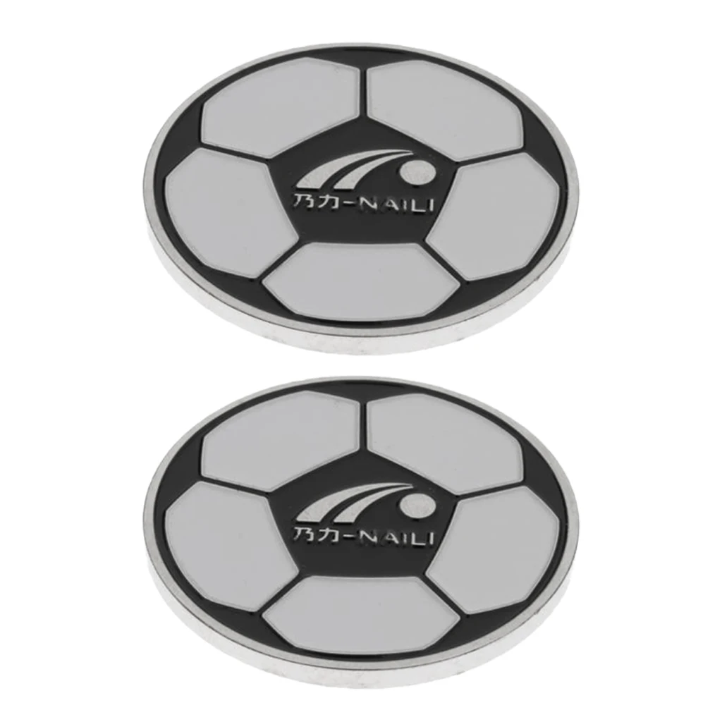 2 Piece Football Soccer Referee Flip Coin Judge Toss Coin Pick Side Finder With Plastic Carry Case