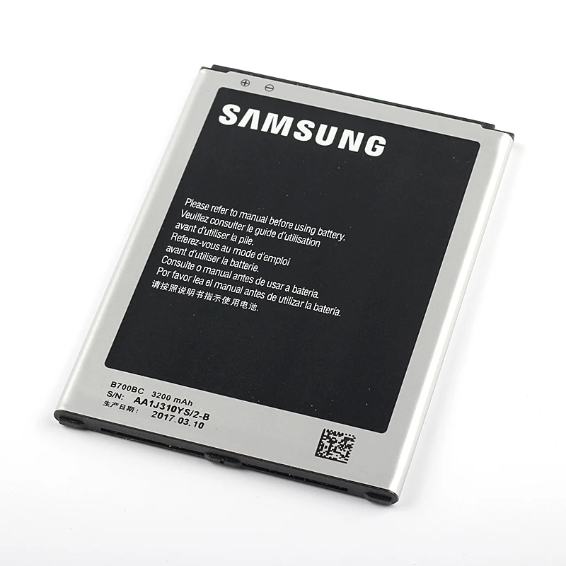 Оригинальная батарея samsung высокого качества B700BC для samsung Galaxy I9200 Galaxy Mega 6,3 3200mAh